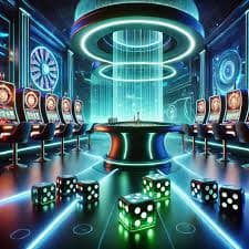 Adults only responsible gaming message on 7 bed live casino safety page